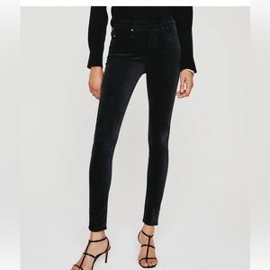 AG Farrah Skinny Velvet Jeans